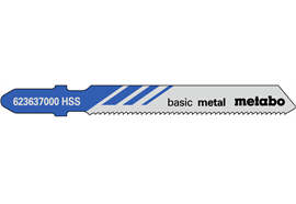 5 Stichsägeblätter HSS Metall/Blech 1-3mm