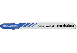 5 Stichsägeblätter HSS Metall/Blech <1.5mm