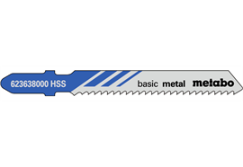 5 Stichsägeblätter HSS Metall/Blech 2.5-6mm