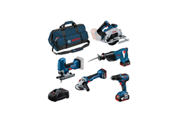 Bosch 5 Tool Werkzeugset - 18 V