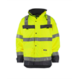 DASSY® ATLANTIS, Warnschutz Regenparka neongelb/zementgrau - Gr. M