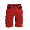 DASSY® AXIS, Arbeitsshorts rot/schwarz - Gr. 44