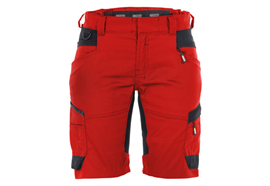 DASSY® AXIS WOMEN, Arbeitsshorts für Damen, rot/schwarz - Gr. 32