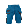 DASSY® BIONIC, Arbeitsshorts azurblau/anthrazitgrau - Gr. 42