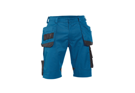 DASSY® BIONIC, Arbeitsshorts azurblau/anthrazitgrau - Gr. 42