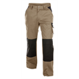 DASSY® BOSTON, zweifarbige Arbeitshose khaki/schwarz - Gr. 48