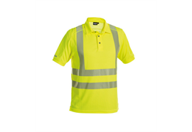 DASSY® BRANDON, Warnschutz UV-Poloshirt neongelb - Gr. 3XL