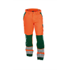 DASSY® BUFFALO, Warnschutzhose neonorange/flaschengrün - Gr. 42