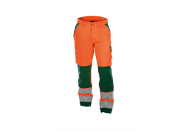 DASSY® BUFFALO, Warnschutzhose neonorange/flaschengrün - Gr. 42