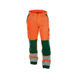 DASSY® BUFFALO, Warnschutzhose neonorange/flaschengrün - Gr. 44