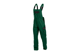 DASSY® CALAIS, Latzhose flaschengrün/schwarz - Gr. 42