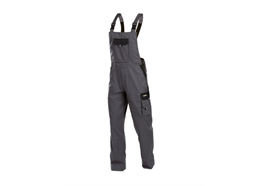 DASSY® CALAIS, Latzhose zementgrau/schwarz - Gr. 42