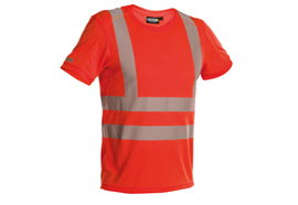 DASSY® CARTER, Warnschutz UV-T-Shirt neonrot - Gr. XL