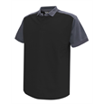 DASSY® CESAR, Poloshirt schwarz/zementgrau - Gr. XS