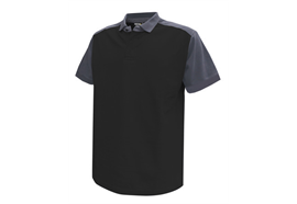 DASSY® CESAR, Poloshirt schwarz/zementgrau