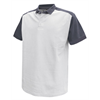 DASSY® CESAR, Poloshirt weiss/grau - Gr. 3XL