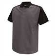 DASSY® CESAR, Poloshirt zementgrau/schwarz - Gr. 3XL