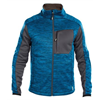 DASSY® CONVEX, Fleece-Jacke azurblau/anthrazitgrau - Gr. 3XL