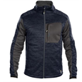 DASSY® CONVEX, Fleece-Jacke nachtblau/grau - Gr. 4XL