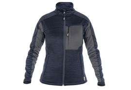 DASSY® CONVEX WOMEN, Midlayer-Jacke für Frauen, nachtblau/anthrazitgrau - Gr. XL