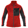 DASSY® CONVEX WOMEN, Midlayer-Jacke für Frauen, rot/schwarz - Gr. XS
