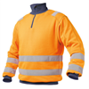 DASSY® DENVER, Warnschutz Sweatshirt neonorange/dunkelblau - Gr. 3XL