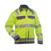 DASSY® DUSSELDORF, Warnschutz Arbeitsjacke neongelb/zementgrau - Gr. L