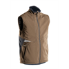 DASSY® FUSION, Softshell-Weste lehmbraun/anthrazitgrau - Gr. XL