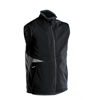 DASSY® FUSION, Softshell-Weste schwarz/anthrazitgrau - Gr. L