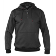 DASSY® INDY, Kapuzensweatshirt anthrazitgrau/schwarz - Gr. S