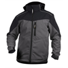 DASSY® JAKARTA, Softshelljacke, grau/schwarz - Gr. 4XL