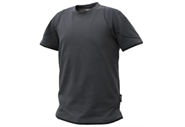 DASSY® KINETIC, T-Shirt anthrazitgrau/schwarz - Gr. XL