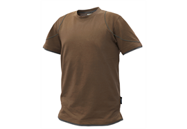 DASSY® KINETIC, T-Shirt lehmbraun/anthrazitgrau - Gr. 4XL