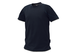 DASSY® KINETIC, T-Shirt nachtblau/anthrazitgrau - Gr. L