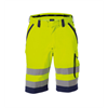 DASSY® LUCCA, Warnschutz-Short neongelb/dunkelblau - Gr. 44