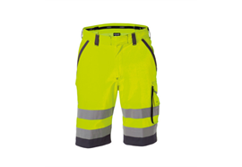 DASSY® LUCCA, Warnschutz-Short neongelb/zementgrau - Gr. 42