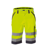 DASSY® LUCCA, Warnschutz-Short neongelb/zementgrau - Gr. 60