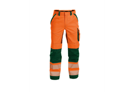 DASSY® ODESSA, Warnschutzhose neonorange/flaschengrün - Gr. 42