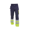 DASSY® OMAHA, Warnschutzhose dunkelblau/neongelb - Gr. 42