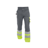 DASSY® OMAHA, Warnschutzhose zementgrau/neongelb - Gr. 42