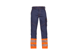 DASSY® PRINCETON, Stretch-Warnschutz dunkelblau/neonorange - Gr. 42