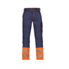 DASSY® PRINCETON, Stretch-Warnschutz dunkelblau/neonorange - Gr. 44