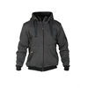 DASSY® PULSE, Sweatshirt-Jacke anthrazitgrau/schwarz - Gr. L