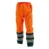 DASSY® SOLA, Warnschutz-Regenhose neonorange/flaschengrün - Gr. L