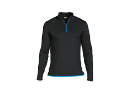DASSY® SONIC, Langarm-Shirt schwarz/azurblau