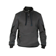 DASSY® STELLAR, Sweatshirt anthrazitgrau/schwarz - Gr. L