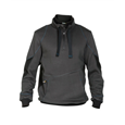 DASSY® STELLAR, Sweatshirt anthrazitgrau/schwarz - Gr. XS