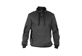 DASSY® STELLAR, Sweatshirt anthrazitgrau/schwarz - Gr. XS