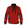 DASSY® STELLAR, Sweatshirt rot/schwarz - Gr. 3XL