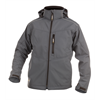 DASSY® TAVIRA, Softshell-Jacke zementgrau - Gr. 4XL